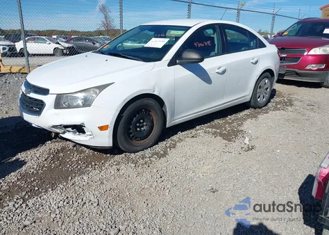 2015 Chevrolet Cruze Ls Auto из США, поврежденный, VIN 1G1PA5SH8F7108208